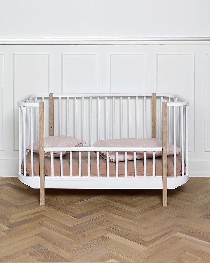 natural wooden cot